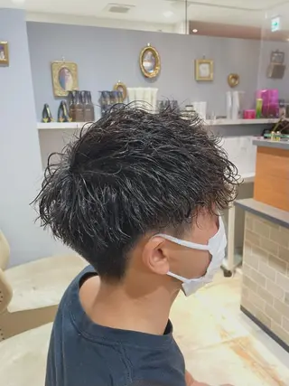 ショート カラー パーマ 髪質改善/縮毛矯正 ボブ/Ryuseiのヘアスタイル