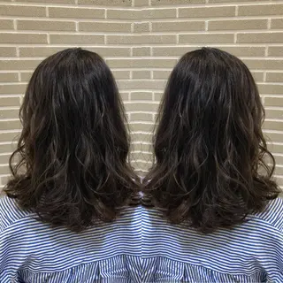 セミロング カラー ヘアアレンジ 山北 咲子のヘアスタイル