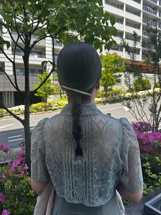 ロング ヘアアレンジ ヘアセット/眉毛カッ ト/Nana〻のヘアスタイル