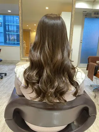 ロング カラー Agu hair verse所属・小顔/似合わせカット 杉山莉菜のヘアスタイル