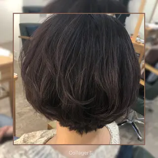 ショート カラー パーマ 💫髪質改善矯正 MIHO💫のヘアスタイル