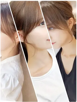 ミディアム anyhow academyのヘアスタイル