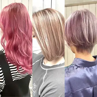 カラー ヘアアレンジ MiU所属・韓国×髪質改善×美髪 縮毛矯正×レイヤーのヘアスタイル