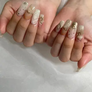 ロング ネイル nail salon neigeのネイルデザイン