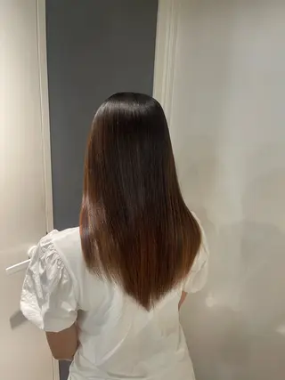ロング カラー 縮毛矯正/美髪 NENE/CIENのヘアスタイル