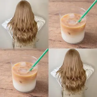 ロング カラー salon village所属・色落ちまで可愛い🧚 心斎橋hikaruのヘアスタイル