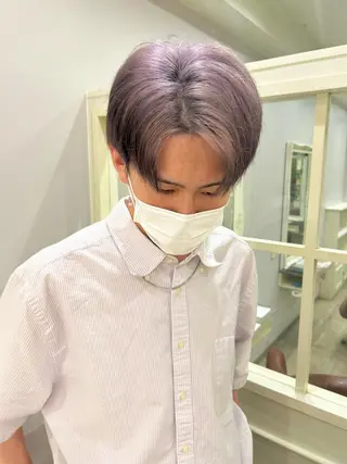 メンズ inq sakae所属・りん🌷︎名古屋 透明感カラー/カットのヘアスタイル