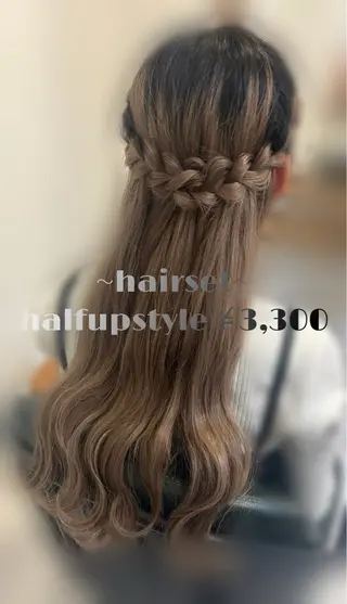ヘアアレンジ 牧原 莉子のマツエク・マツパデザイン