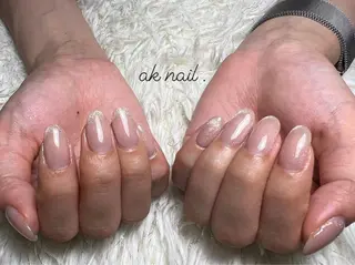 ショート ネイル ak nail .のネイルデザイン