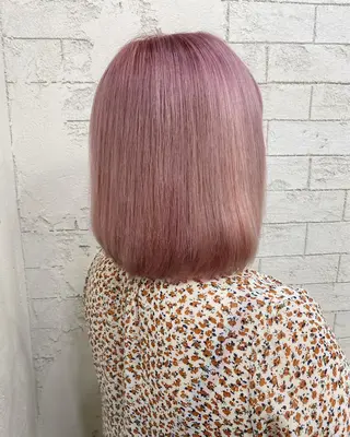 ミディアム ブリーチカラー 🤎〰️Yuunaのヘアスタイル