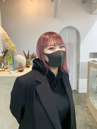 ショート カラー 似合わせカット ケアパーマ喜来雅由のヘアスタイル