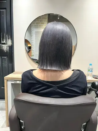 ミディアム 🌈モテ色 村上のぶきのヘアスタイル