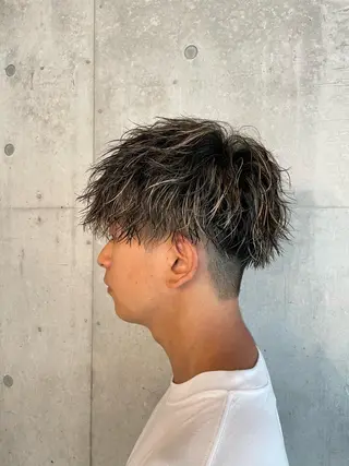 ショート カラー パーマ メンズ 🔥メンズ特化パーマ 🦖増田弘明🦖のヘアスタイル