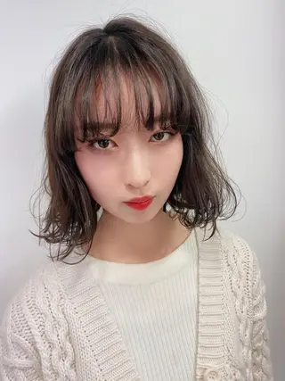 ミディアム grow所属・🧡YUKA🧡 渋谷/プルエクステのヘアスタイル