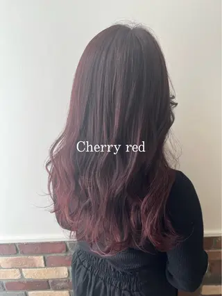 ロング カラー ボブ🍊暖色カラー 浅草【Bob美容師】のヘアスタイル