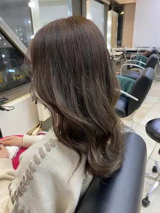 セミロング 韓国レイヤー×モテ髪 /MITSUKI🤍のヘアスタイル