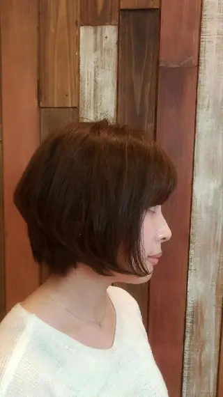 ミディアム キノシタ ナオユキのヘアスタイル