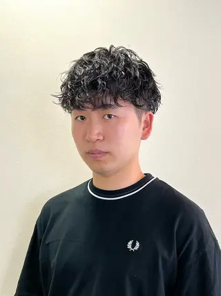 パーマ メンズ ツイストスパイラル/ メンズパーマ/ハルキのヘアスタイル