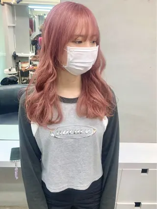 セミロング カラー ヘアアレンジ 個性爆弾💣 ダブルカラー/ゆかのヘアスタイル