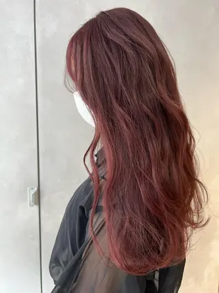 ロング カラー M IIのヘアスタイル
