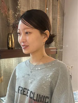 ミディアム ヘアアレンジ 暖色カラー/レイヤー 🌙 オノユリカのヘアスタイル