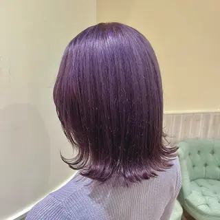 ミディアム カラー YUMEKA🩶 /透明感カラーのヘアスタイル