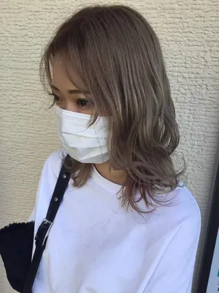 カラー ブリーチ/ヘアケア/ 艶髪/イギチハルのヘアスタイル