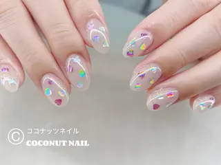 ネイル 神田 ココナッツのネイルデザイン