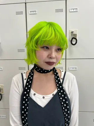 カラー mayu/ブリーチ/ layer/似合わせのヘアスタイル