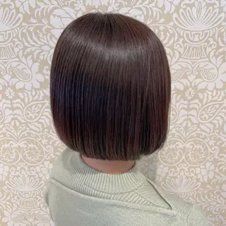 ミディアム パーマ 暖色系カラー🍊 オオネヨシナリのヘアスタイル