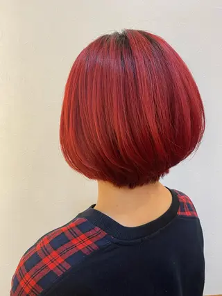 ショート カラー ✴︎ヒラガカナ✴︎ ECLAT HAIRのヘアスタイル
