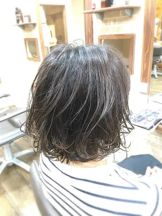 パーマ ✨大人美人ショート✨ 店長　藤井一輝のヘアスタイル