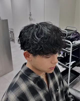 パーマ メンズ 🐺ウルフ /メンズ専門/そらのヘアスタイル