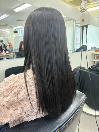 ロング カラー カヤノ/透明感カラー /酸性ストレートのヘアスタイル