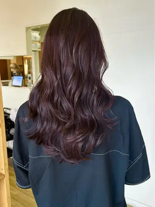 ロング カラー ペッツ本店 スタイリスト増田ゆきのヘアスタイル