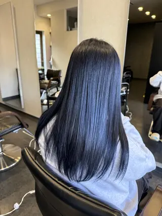 セミロング 髪質改善⚡️カラー 🍀武久 誠🍀のヘアスタイル