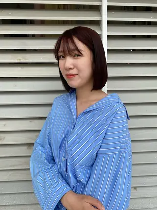 セミロング カラー YURAGI🌿 SAKIのヘアスタイル