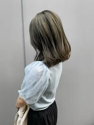 ミディアム カラー 🤍柔らかhair 🤍Kazu 🐩のヘアスタイル