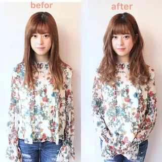 ロング 河野 薫のヘアスタイル