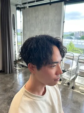 パーマ メンズ メンズパーマ 特化/中川拓也のヘアスタイル