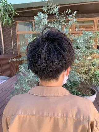 パーマ メンズ 縮毛矯正 髪質改善 鈴木のヘアスタイル