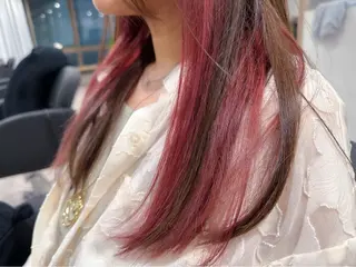 ミディアム カラー affect 上大岡所属・《髪質改善・縮毛矯正 /ブリーチ》坂本爽のヘアスタイル