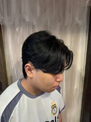 ショート カラー パーマ メンズ メンズカット/パーマ 艶カラーTAIGA︎のヘアスタイル