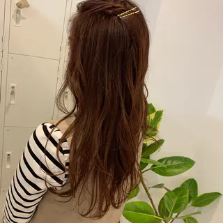 ロング カラー 髪質改善ストレート/ 東徳嶺 みくのヘアスタイル