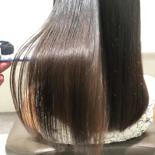 ロング ムトウセイマ/艶髪 /艶ケアWブリーチのヘアスタイル
