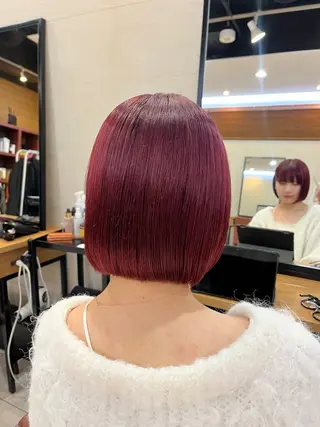 セミロング 🌸暖色カラー/ボブ 一色愛海🌸のヘアスタイル