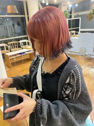 ショート カラー 🌻名古屋🌻 🫧ハイトーン🫧のヘアスタイル