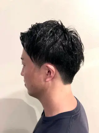 ショート メンズ メンズ特化/パーマ指 名No.1/百瀬太郎のヘアスタイル