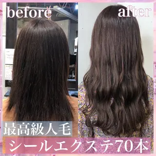 ロング カラー ヘアアレンジ 八巻 晴香のヘアスタイル