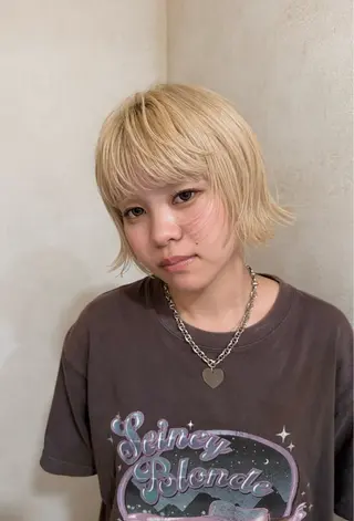 ショート カラー 🎀 ブリーチ無W カラー/yuzuのヘアスタイル